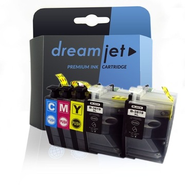 Komplet tuszy do Brother LC3619 XL J2330DW J3530DW