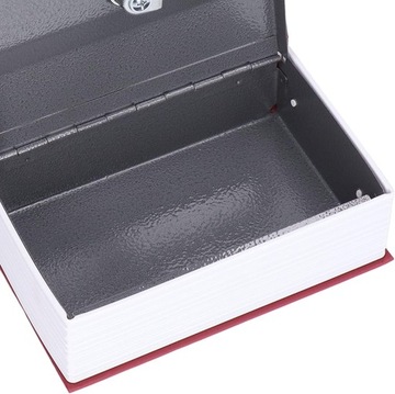 SEJF KASETKA KSIĄŻKA SKRYTKA METALOWA NA PIENIĄDZE KOSZTOWNOŚCI