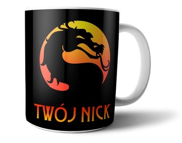 KUBEK MORTAL KOMBAT - WZORY - IMIĘ GRATIS