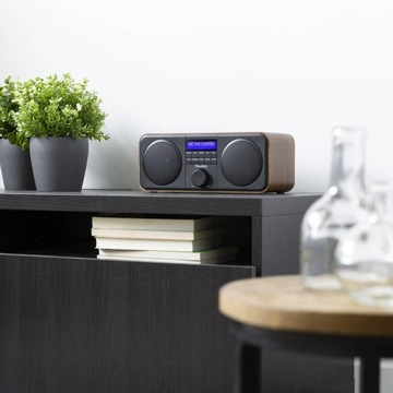 Radio domowe sieciowe stereo FM DAB+ budzik