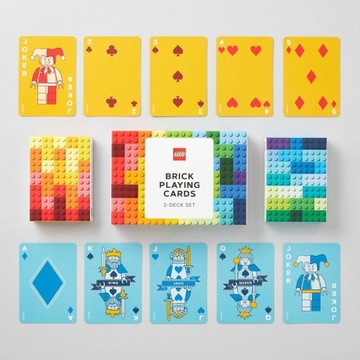 ИГРОВЫЕ КАРТЫ LEGO 2 КОЛОДЫ 60711