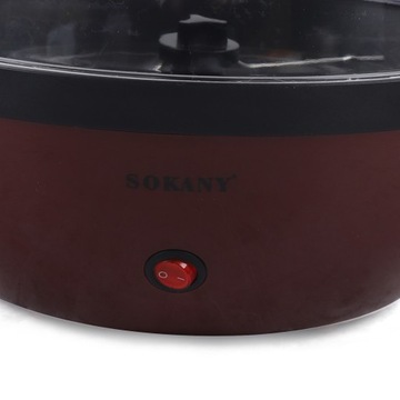 Аппарат для попкорна автоматический 850 Вт красный