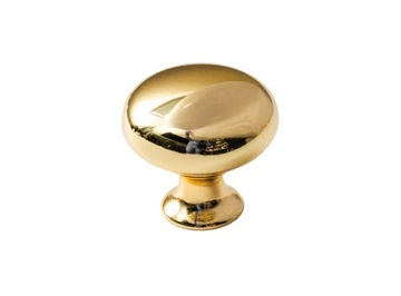 UCHWYT MEBLOWY GAŁKA AURORA ZŁOTY POŁYSK GOLD