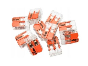 ZŁĄCZKA WAGO 221-412 SZYBKOZŁĄCZKA 2x4mm 50 SZT