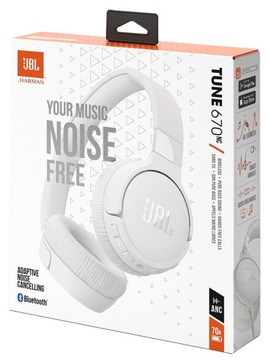 Suchawki JBL Tune 670NC z ANC do 70 GODZIN PRACY