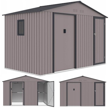 Domek Ogrodowy Narzędziowy na Narzędzia Szopa FALCON 340x194x220 Metalowy