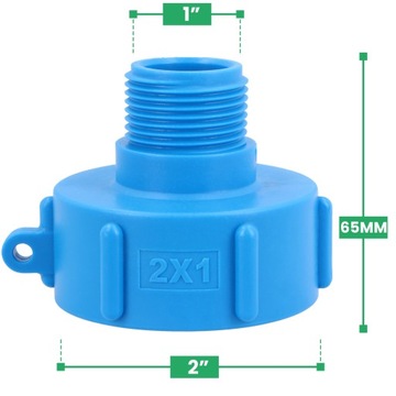 Соединительное соединение для бака IBC MAUZERA S60x6 1 GZ Гайка с цилиндрической головкой