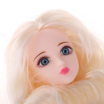 Макияж головы с париком Gold Wave своими руками для BJD XinYi 1/6