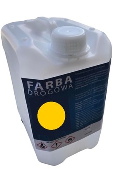 Farba drogowa Żółta do magazynu 15kg 10 litrów do oznakowania poziomego