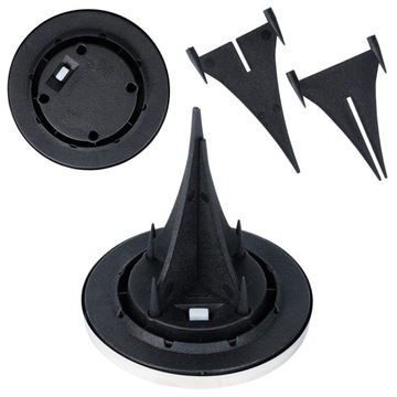 12x Lampa OGRODOWA solarna lampki wbijane gruntowe DYSK LED z czujnikiem