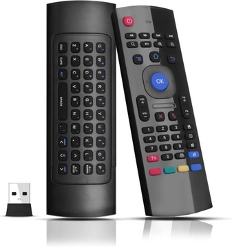 PILOT 3W1 KLAWIATURA QWERTY + MYSZKA + SMART TV ANDROID ZDALNE STEROWANIE