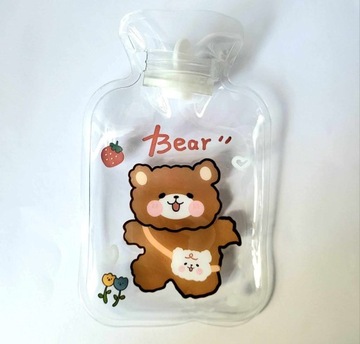 Mini termofor uroczy, przezroczysty ogrzewacz 500ml