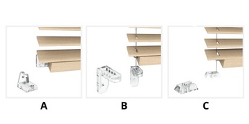 Элегантные деревянные жалюзи 50 х 130 см, на заказ