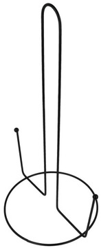 STOJAK KUCHENNY NA RĘCZNIK PAPIEROWY RĘCZNIKI UCHWYT LOFT CZARNY METALOWY