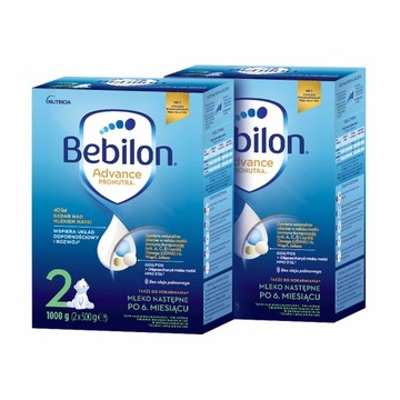Bebilon 2 Pronutra Mleko następne ZESTAW 2x 1000 g