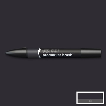 WINSOR & NEWTON BRUSHMARKER BLACK XB CZARNY