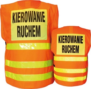 KAMIZELKA odblaskowa KIEROWANIE RUCHEM r.uni