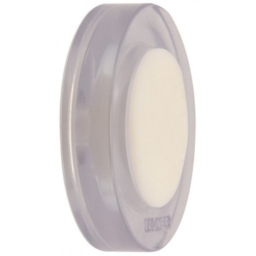 Odbojnik ścienny do drzwi transparentny/biały 38mm