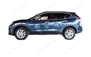 Боковые молдинги Nissan X-Trail III, 2013- ,