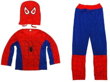 Przebranie na bal strój superbohater CZŁOWIEK PAJĄK SPIDERMAN 4-6 lata M