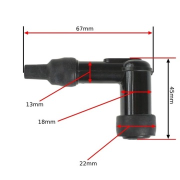 Трубка зажигания NGK LB05F — вход M4, мотоцикл, скутер, мопед