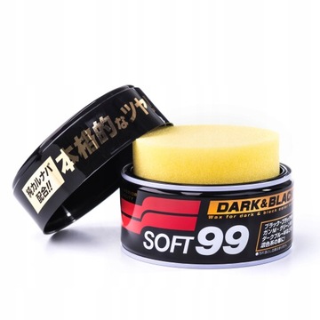 Wosk Samochodowy Dark & Black Wax Powłoka Hydrofobowa 300g SOFT99