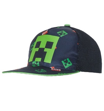 Czapka z daszkiem MINECRAFT, z siateczką, POTWÓR CREEPER, uniwersalna !