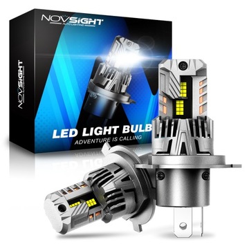 ŻARÓWKI LED H4 +700% BARDZO MOCNE 6500K 1:1 CANBUS