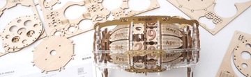Деревянная модель Robotime 3D-календарь-головоломка