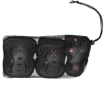 NILS EXTREME PROTECTORS H320 ЧЕРНЫЙ/РОЗОВЫЙ РАЗМЕР. л