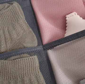 ORGANIZER WISZĄCY DO SZAFY STANIK SKARPETKI MAJTKI