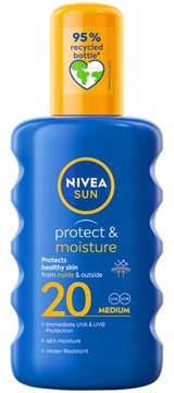 NIVEA SUN SUN SUN LOTION SPF20 СПРЕЙ увлажняет