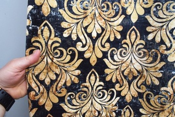 ШТОРЫ МЕТРОВЫМИ БАРХАТНЫМИ ПЛЮШЕВЫМИ ОРНАМЕНТАМИ ГЛАМУР 150