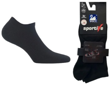 5x WOLA SPORTIVE MENSION SOCKS BLACK 39-41
