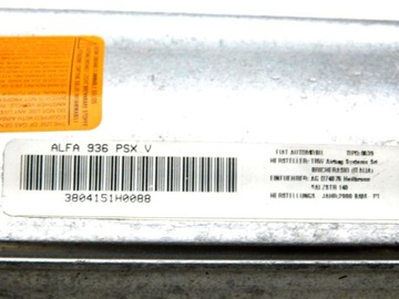 05/22 ALFA ROMEO 166 AIRBAG ULOŽENÍ VZDUCHOVÁ SPOLUJEZDCE
