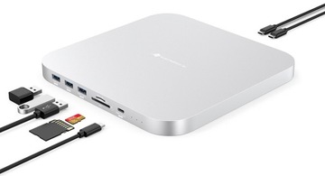 Концентратор MC25PRO M.2 NVMe NGFF SSD SATA 2,5 дюйма Mac Mini M1 M2 Studio USB 3.0 SD