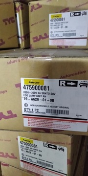 Kia TYC 19-A629-01-9B Противотуманная фара R