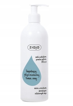 Ziaja Łagodzący płyn micelarny -twarz, oczy 390ml skóra wrażliwa
