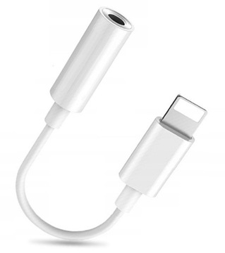 ADAPTER DO SŁUCHAWEK PRZEJŚCIÓWKA JACK 3,5 IPHONE LIGHTNING