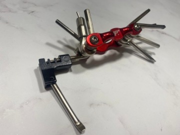 Набор велосипедных ключей Multitool Primo, красный