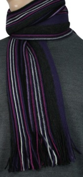 Пурпурно-розовый шарф KINGS осень-зима