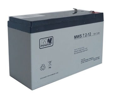 Akumulator MW Power 12 V 7,2 Ah