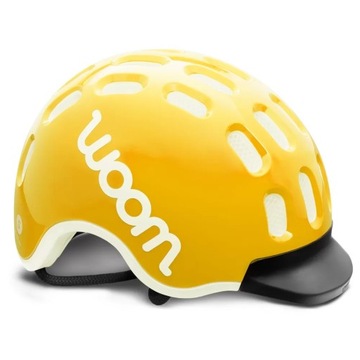 Woom kask rowerowy dla dzieci żółty - XS 46-50 cm, Żółty