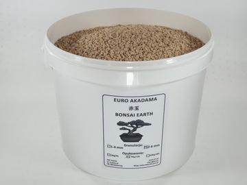 Euro-Akadama - ziemia do bonsai 5 Kg /10L - 2-6 mm