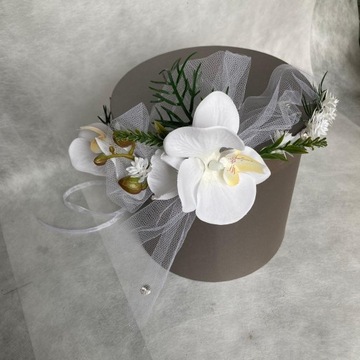 Причастие венок искусственные цветы кристаллы тюль