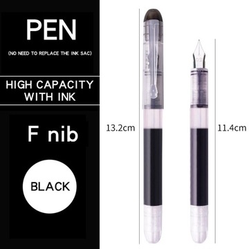0.38/0.5mm Fountain Pen Writing Large Ink Off