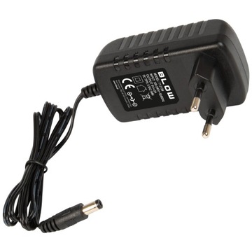 ZASILACZ IMPULSOWY 9V 2A 2.1/5.5 DC (+) 2000mAh WTYK PROSTY 18W