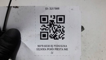 96FB-6038-BJ ULOŽENÍ MOTORU FORD FIESTA MK4