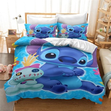 KOMPLET POŚCIELI 3D 140x200 STICH Wzór 3CZ.