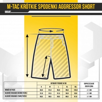 M-Tac Aggressor Shorts Тактические боевые шорты Черный XL